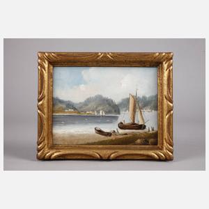 Romantische Flusslandschaft