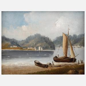 Romantische Flusslandschaft