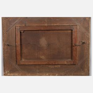 Spätromantiker, Frau mit Esel im Hohlweg