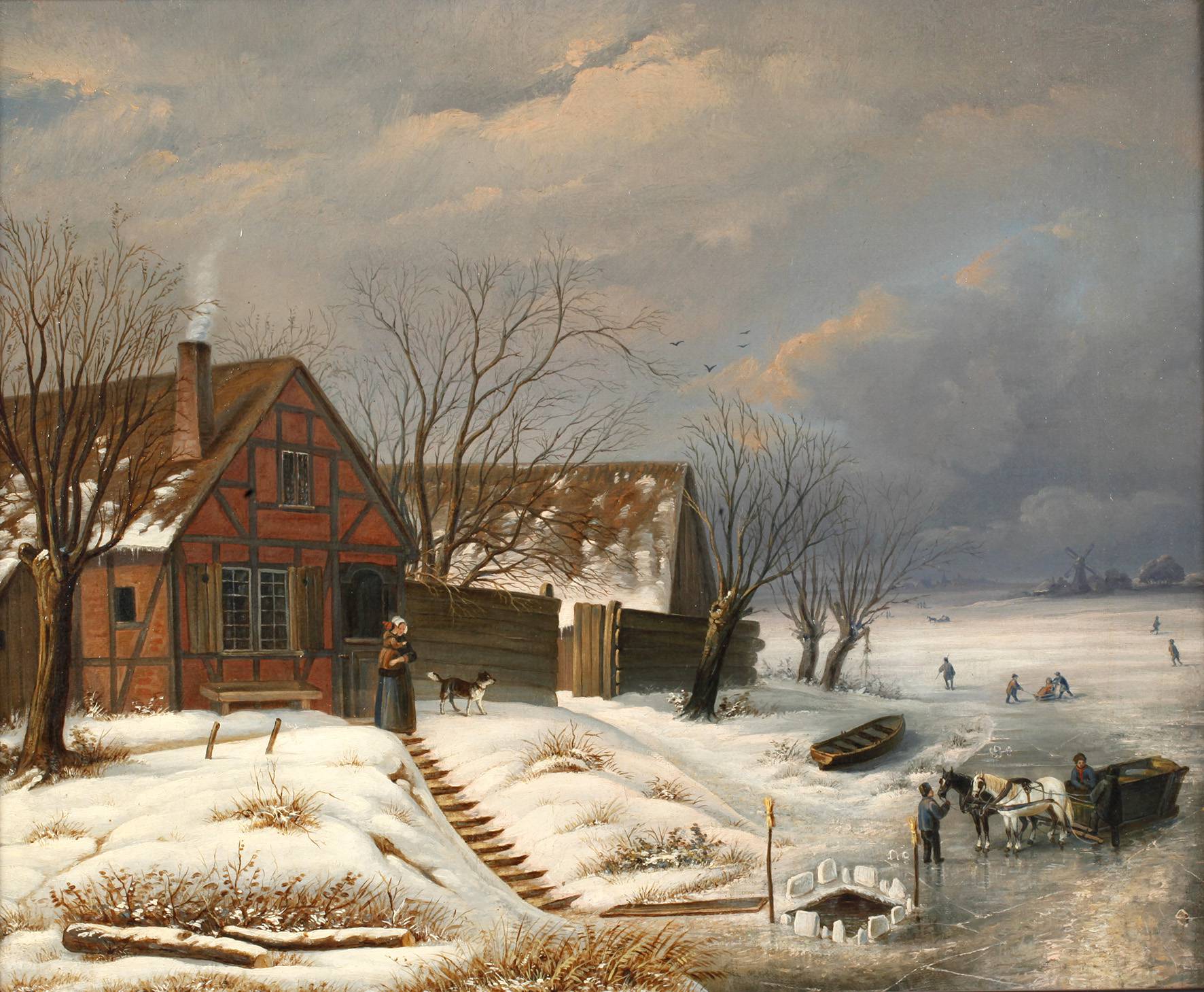 Norddeutsche Winterlandschaft