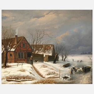 Norddeutsche Winterlandschaft