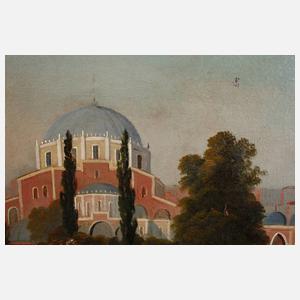 Ansicht Istanbul, Moschee am Wasser