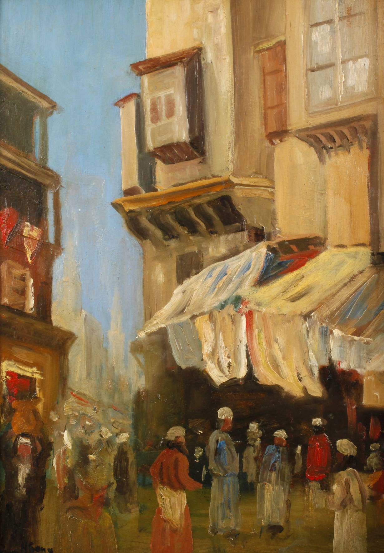 Franz Abony, Orientalische Straßenszene