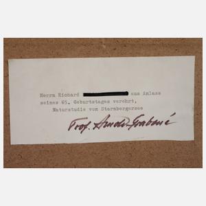 Prof. Georg Arnold-Graboné, attr., Winterabend am See