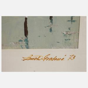 Prof. Georg Arnold-Graboné, attr., Winterabend am See