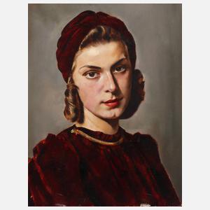 Franz Aumer, attr., Damenportrait