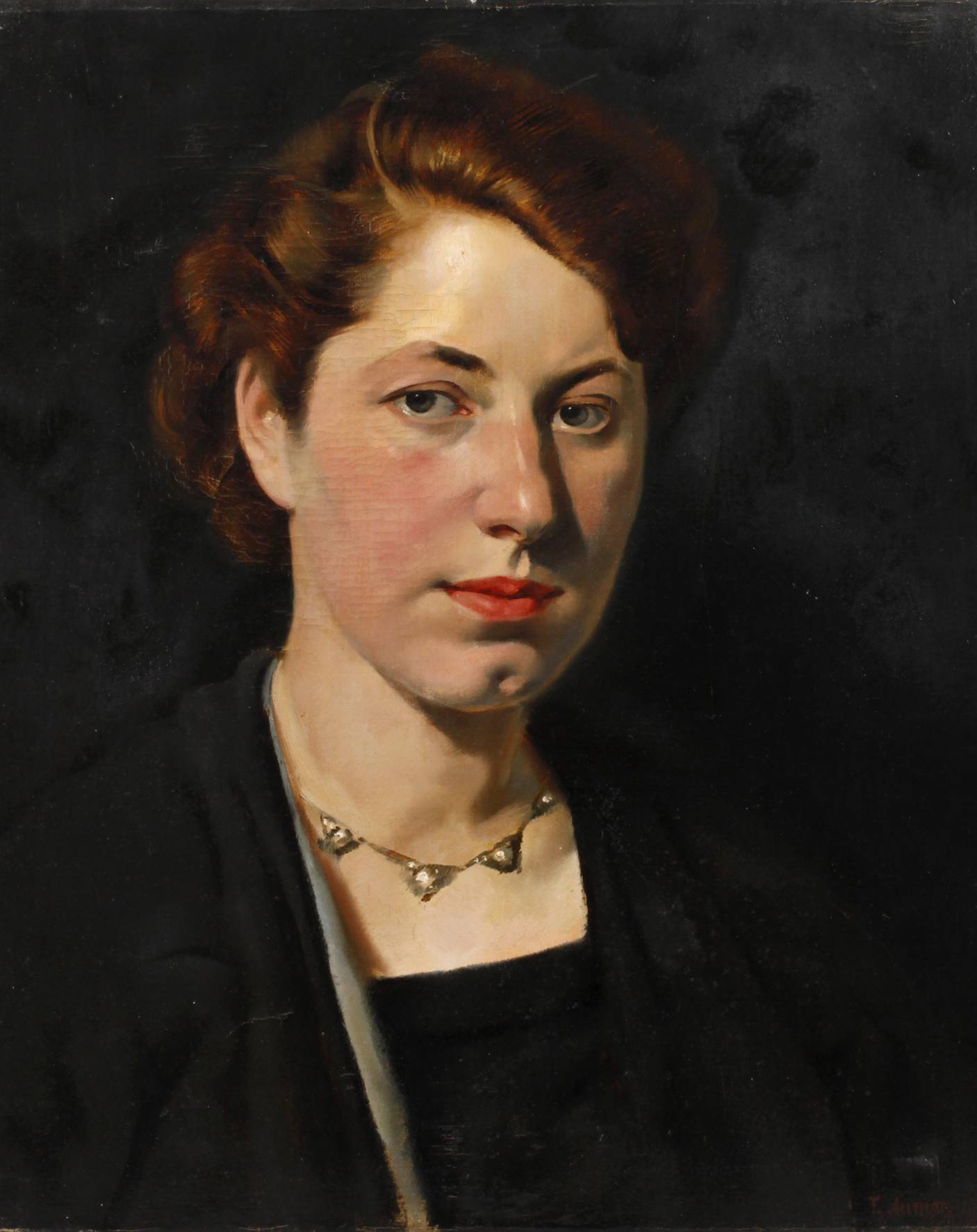 Franz Aumer, Damenportrait