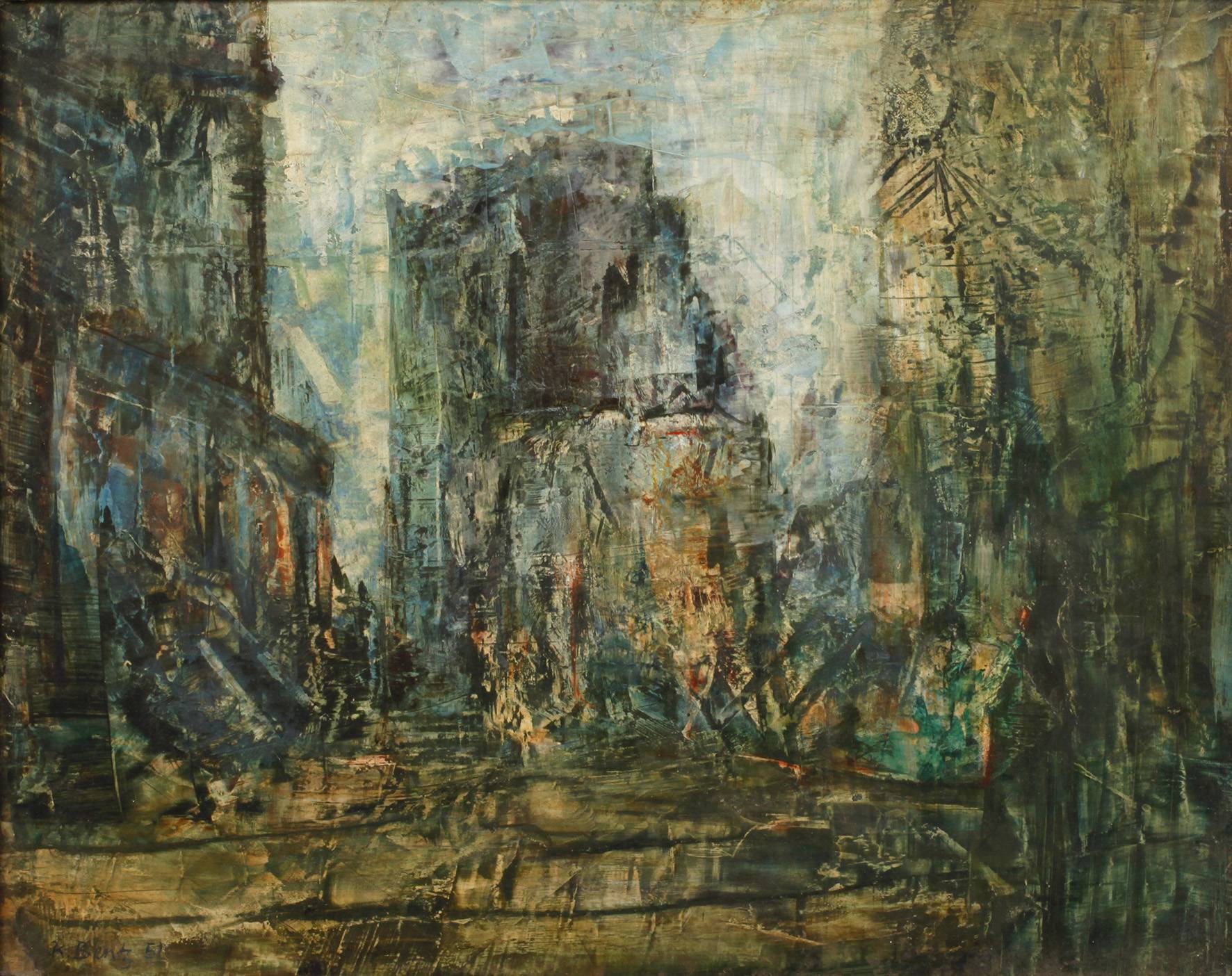 Kurt Bentz, ”Zerstörte Kirche”
