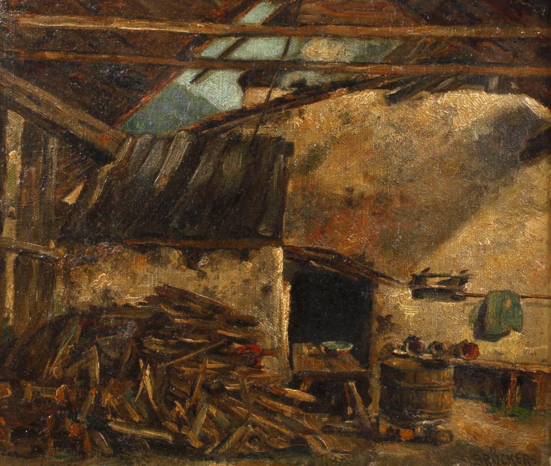 Ernst Bröcker, ”Alte Hütte am Guffert”