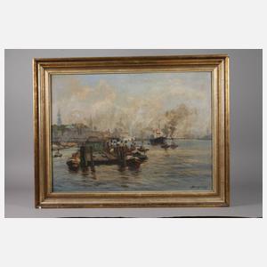 Gustav Burghardt, Hamburger Hafen