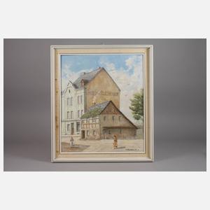 Hch. Deuerlein, zwei Gemälde Alt-Helmbrechts