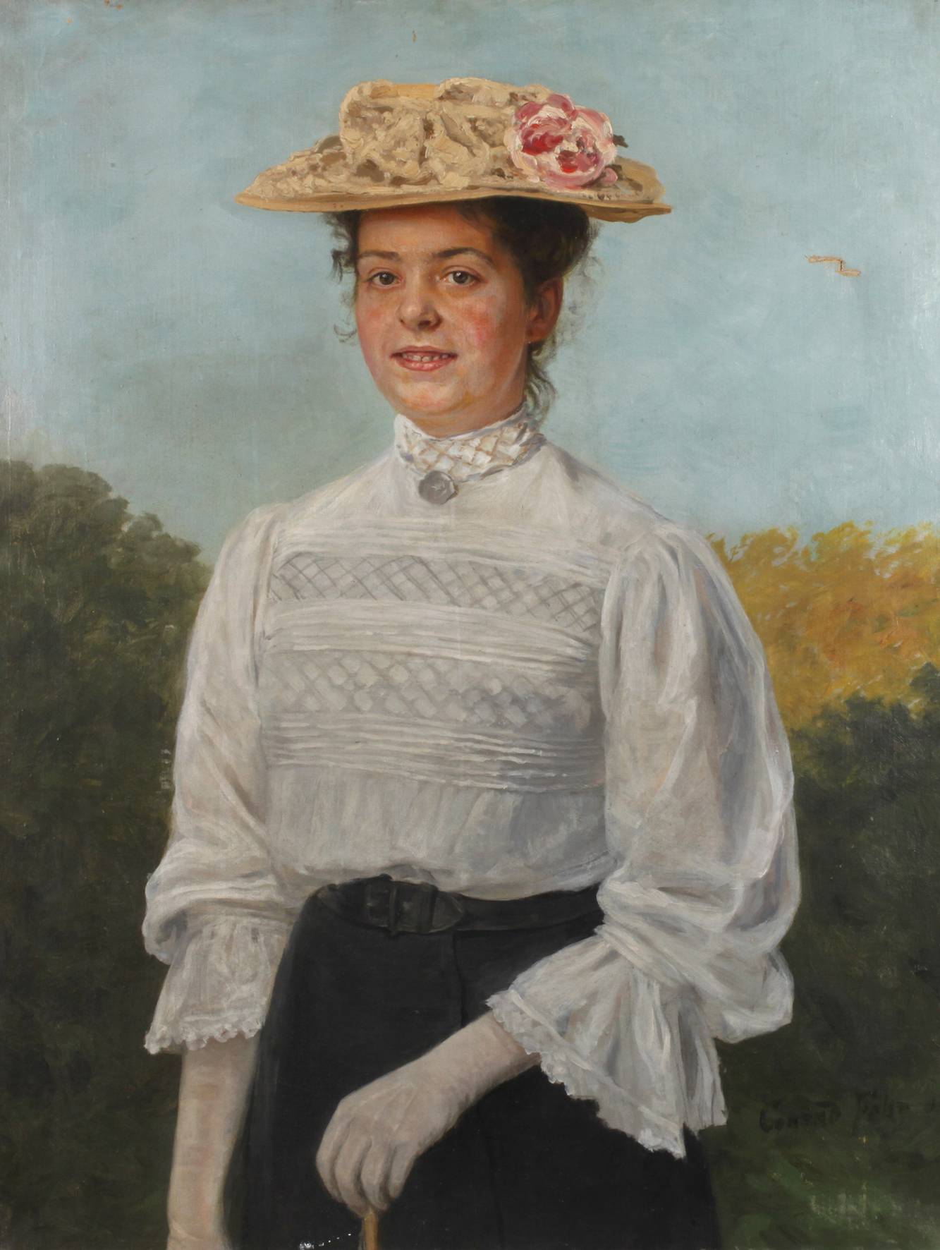 Conrad Fehr, Mädchenportrait