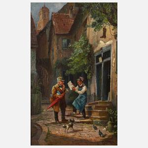 Josef Frank, Der Zeitungsartikel