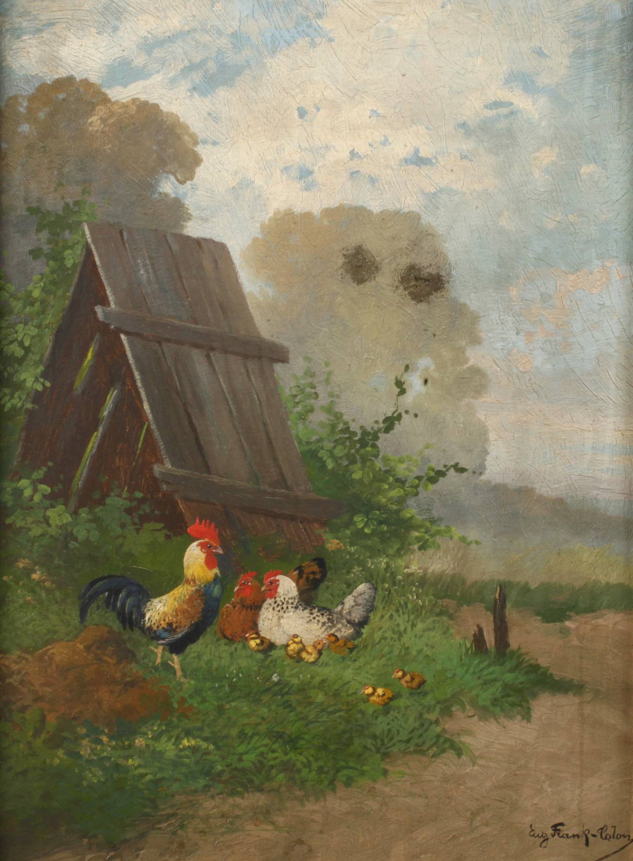 Eugen Frank-Colon, Hühnerhof