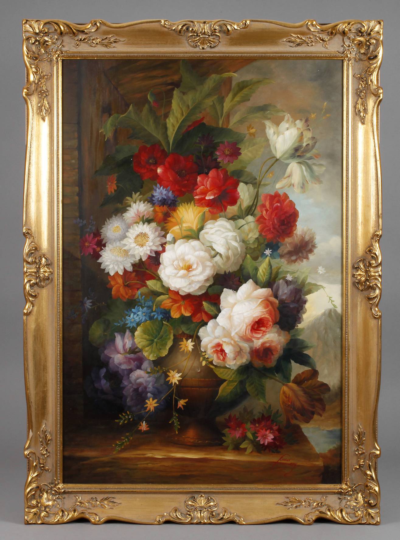 Carina Frey, Altmeisterliches Blumenstillleben