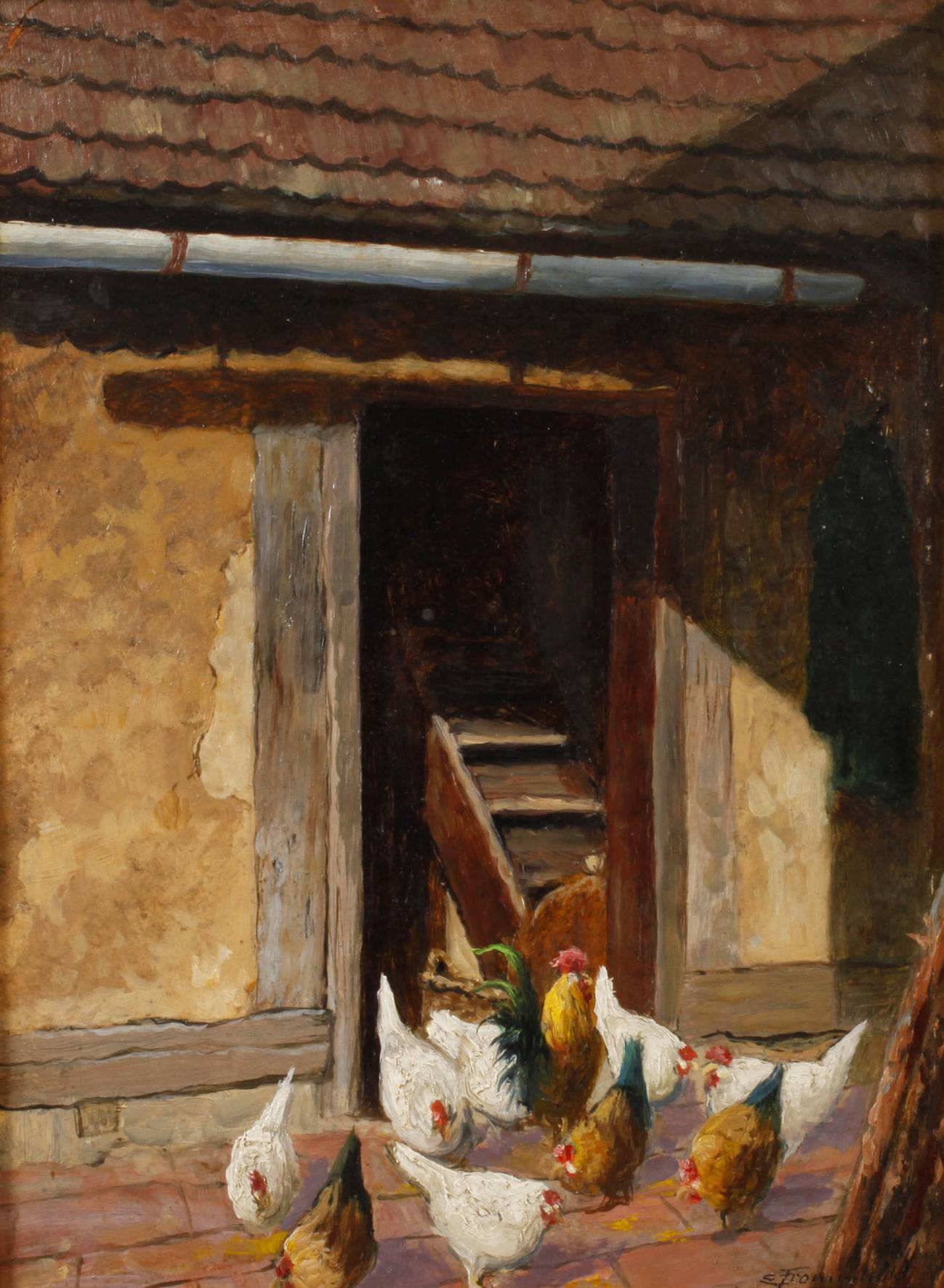 Ernst Frommhold, Hühnerhof