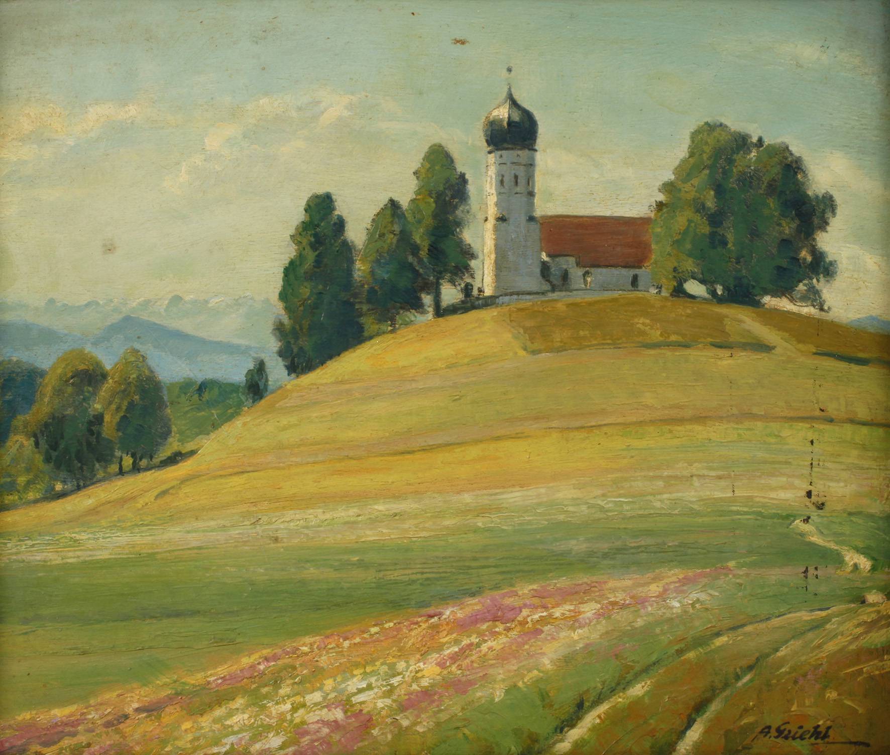 Arthur Griehl, Kirche Holzhausen
