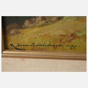 Karl Gross-Sattelmair, Blick zur Kaserstattalm