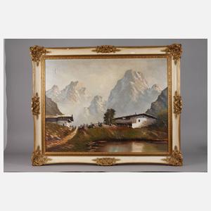 Rudolf Grossmüller, Dorf im Gebirge