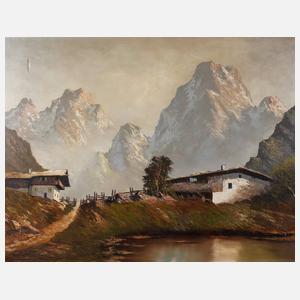 Rudolf Grossmüller, Dorf im Gebirge