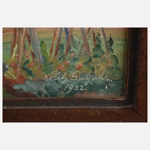 Heinrich Gutjahr, ”Gewitterstimmung bei Uffing ...”