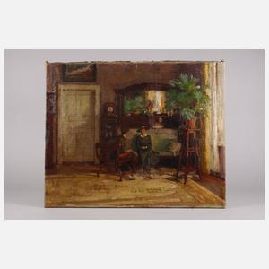 Richard Gutschmidt, Plausch im Jugendstilsalon