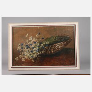 Marta Hartung, ”Feldblumen in einer Kiepe”