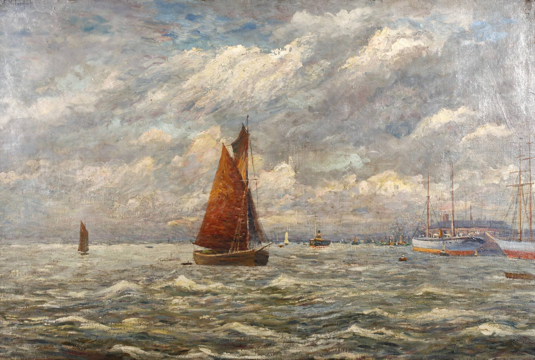 Rudolf Holzschuh, ”Hamburger Hafen”