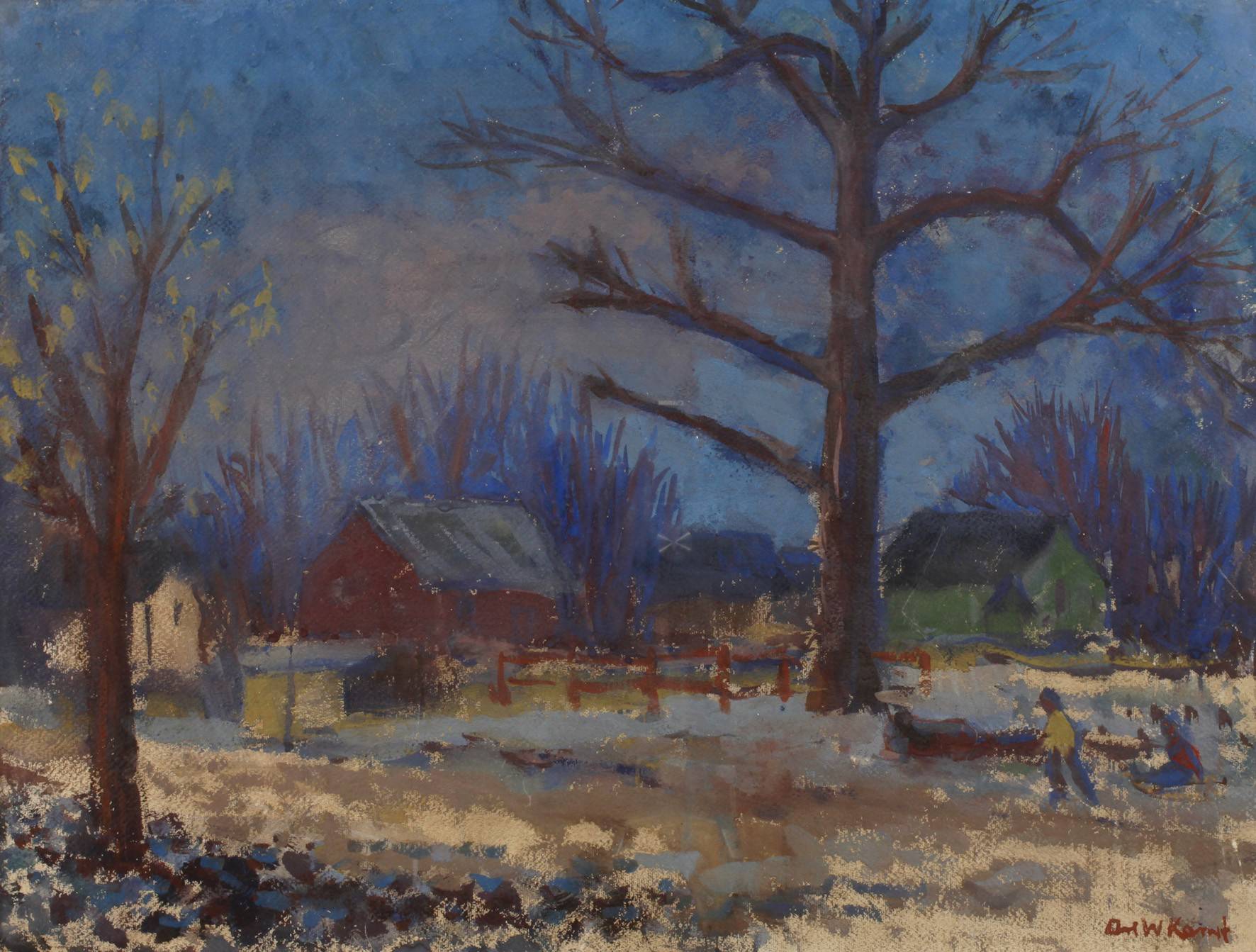 Ari Walter Kampf, Winterlandschaft