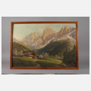 Kretzschmar, Frühlingshafte Gebirgslandschaft