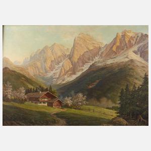 Kretzschmar, Frühlingshafte Gebirgslandschaft