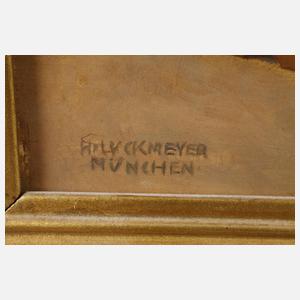 Heinrich Luckmeyer, Lesende vorm Dielenschrank