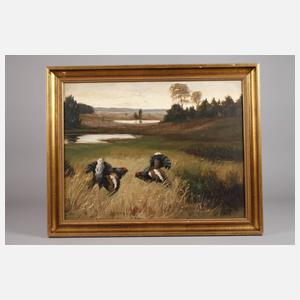 Gerhard Lukas-Larsen, balzende Auerhähne