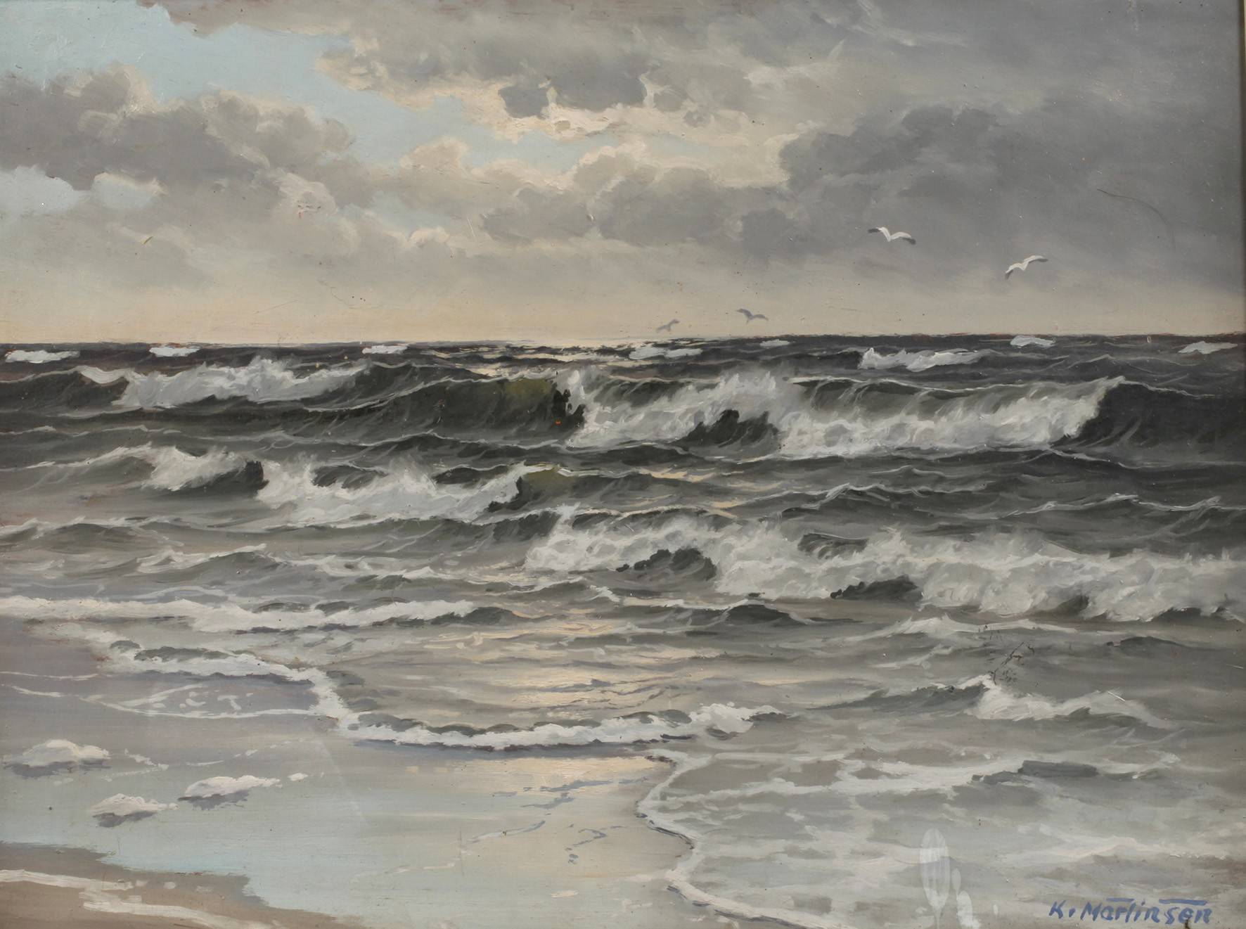Karl Martinsen, Meeresbrandung