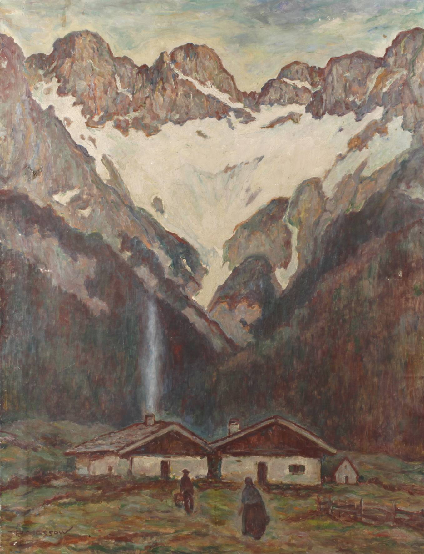 Paul Massow, Alm im Hochgebirge