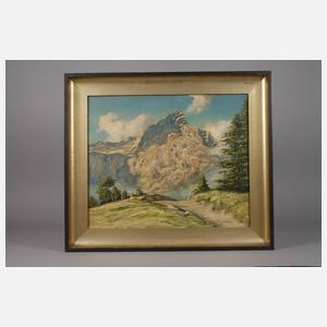 H. Müller, Sommerliche Hochgebirgslandschaft