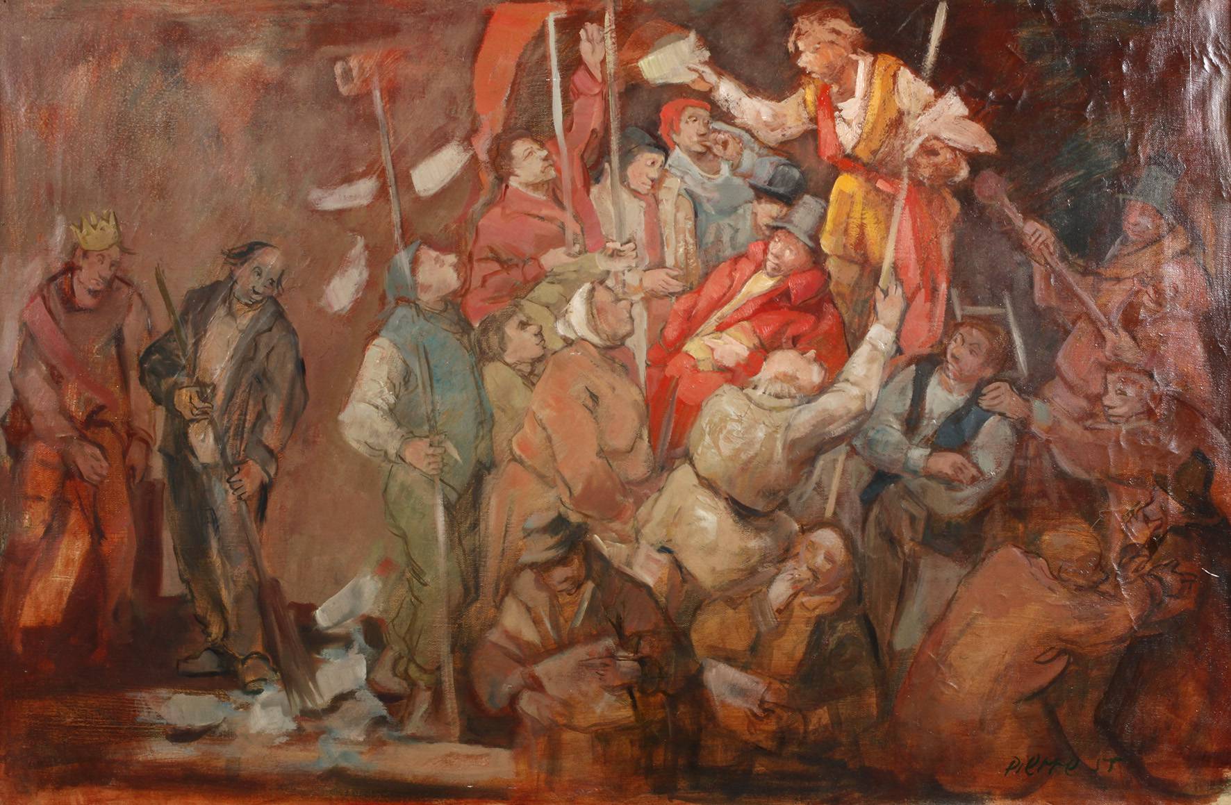 Pierre, Aufruhr mit ratlosem König