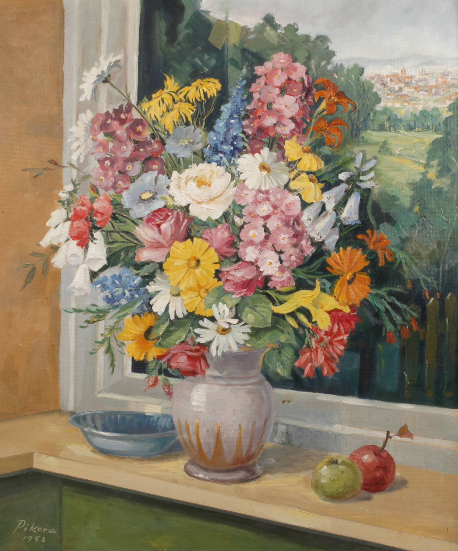 Leonard Pikora, Blumenstillleben