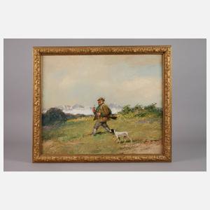 Carl Plückebaum, Alter Förster beim Reviergang