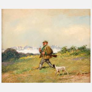 Carl Plückebaum, Alter Förster beim Reviergang