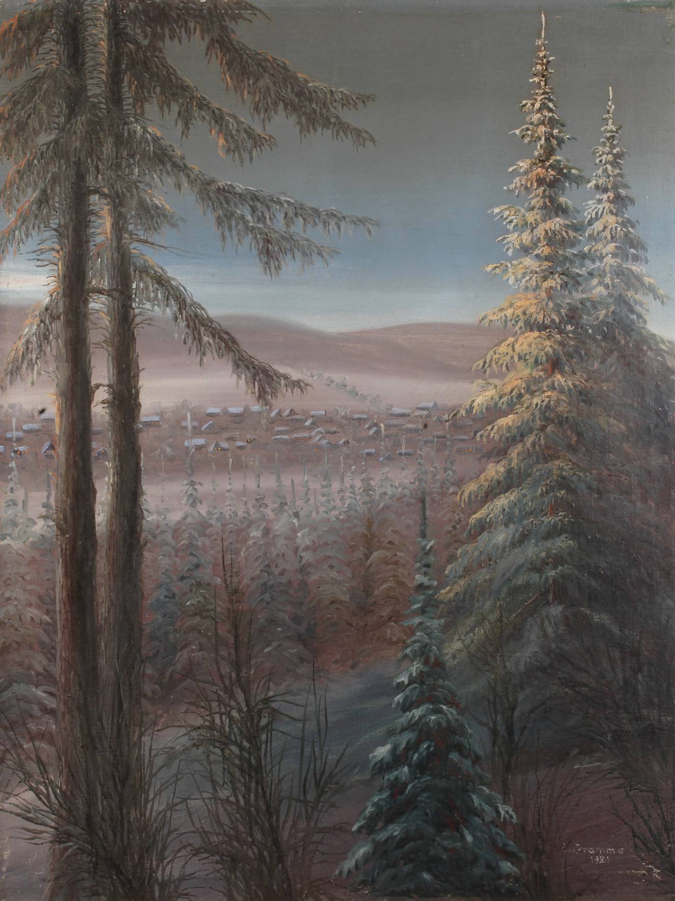 Wilhelm Pramme, ”Ilsenburg vom Ilsestein”