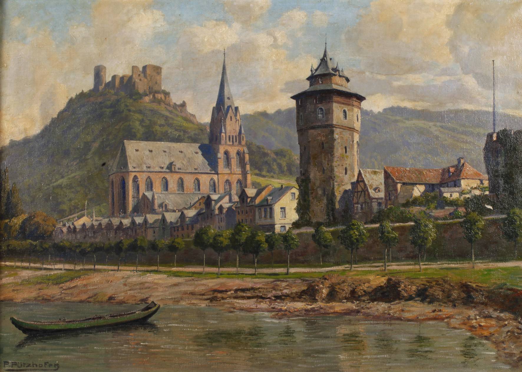 Paul Pützhofen, Ansicht von Oberwesel