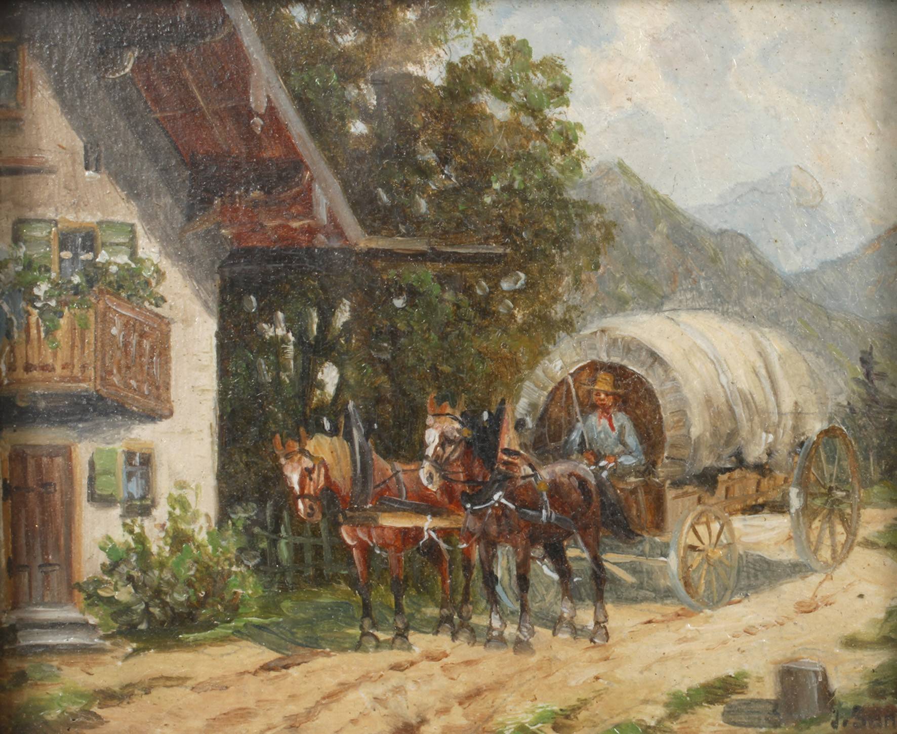 J. Sander, Bauernfuhrwerk