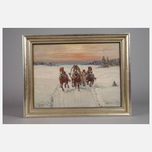 Afanasij Iwanowitsch Scheloumoff, ”Russische Troika”