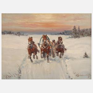 Afanasij Iwanowitsch Scheloumoff, ”Russische Troika”