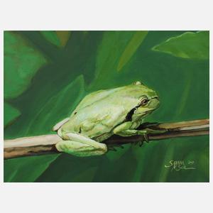 Saxana N. Schötschel, ”Laubfrosch”