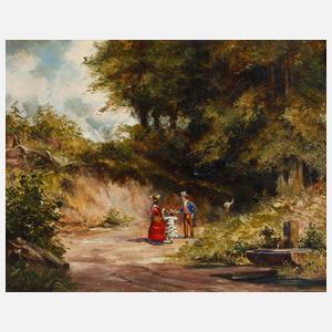 Albert Singer, Spaziergänger im Hohlweg