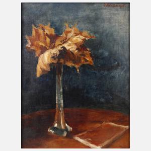 Jan Slavícek, Herbststrauß in Stangenvase