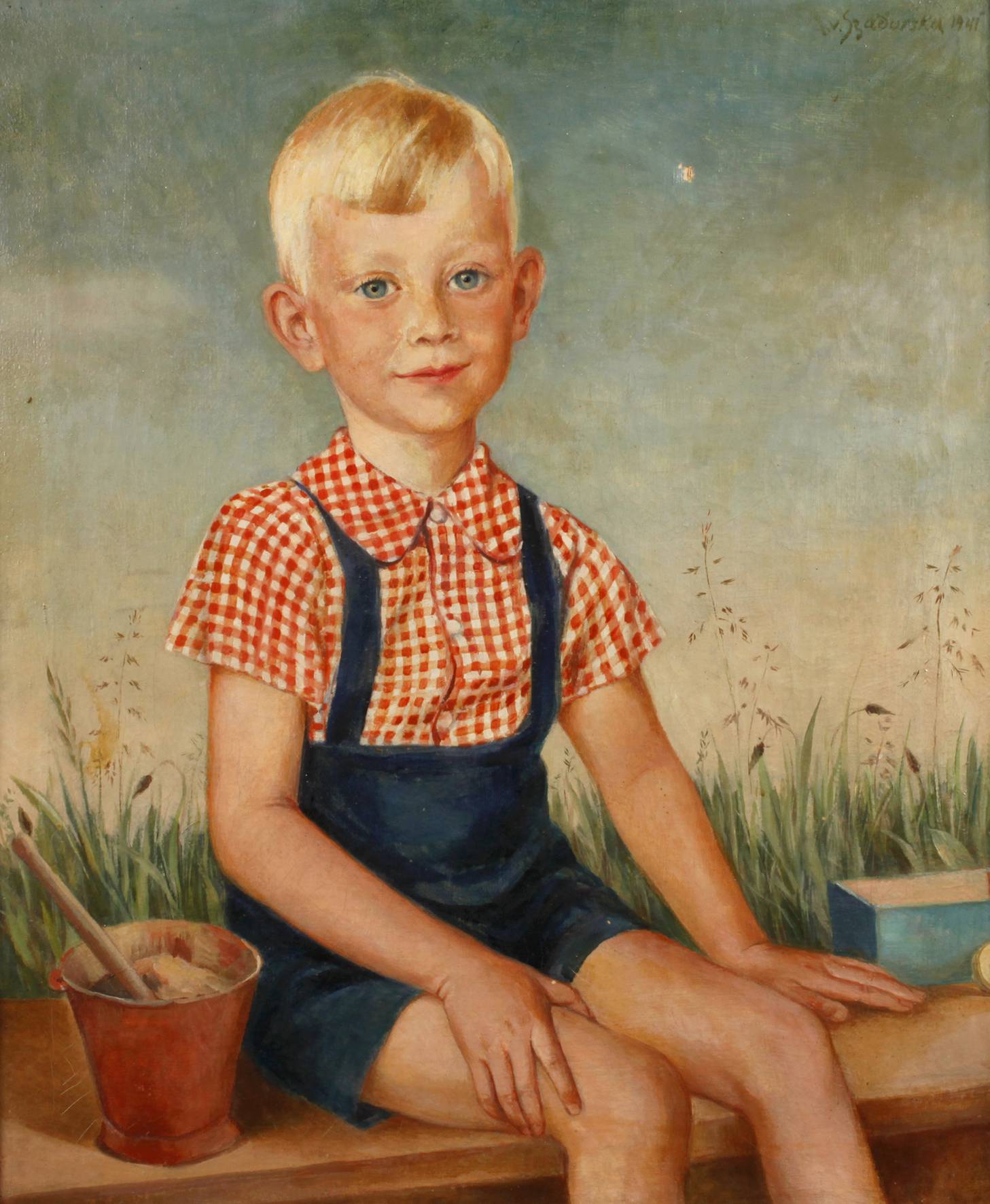 Kasia von Szadurska, Jungenportrait