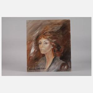 Alexander Wecker-Bergheim, Mädchenportrait